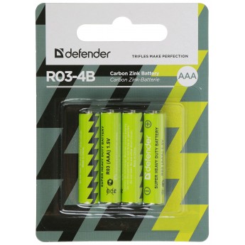 Батарейка DEFENDER R03-4B 56102 4 шт